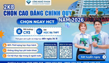 NỘP HỒ SƠ NHẬP HỌC CAO ĐẲNG CHÍNH QUY 2026 TỪ NAY ĐẾN 24 THÁNG 8
