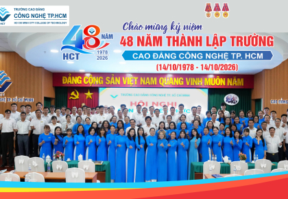 HCT – HƯỚNG TỚI KỶ NIỆM 48 NĂM THÀNH LẬP TRƯỜNG (14/10/1978 – 14/10/2026)