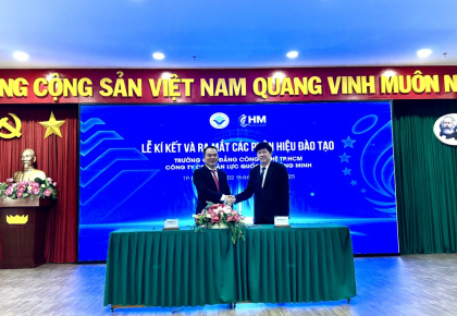 LỄ KÝ KẾT GIỮA NHÀ TRƯỜNG VÀ CÔNG TY NHÂN LỰC HOÀNG MINH