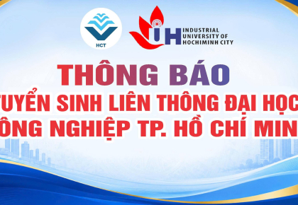 THÔNG BÁO LIÊN THÔNG ĐẠI HỌC CÔNG NGHIỆP TP. HỒ CHÍ MINH ĐỢT 2 NĂM 2026 ĐẶT TẠI TRƯỜNG CAO ĐẲNG CÔNG NGHỆ TP. HCM