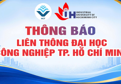 THÔNG BÁO LIÊN THÔNG ĐẠI HỌC CÔNG NGHIỆP TP. HỒ CHÍ MINH ĐỢT 2 NĂM 2026 ĐẶT TẠI TRƯỜNG CAO ĐẲNG CÔNG NGHỆ TP. HCM