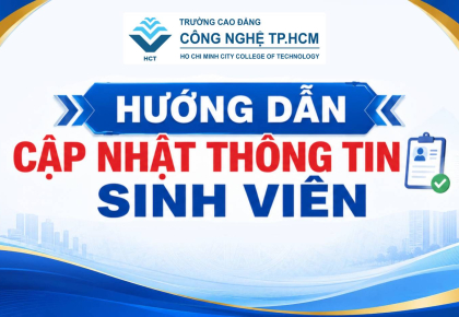 HƯỚNG DẪN CẬP NHẬT THÔNG TIN SINH VIÊN KHÓA 2026