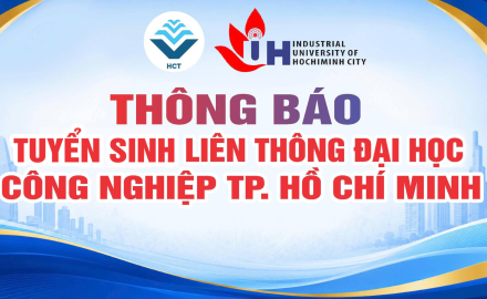 THÔNG BÁO LIÊN THÔNG ĐẠI HỌC CÔNG NGHIỆP TP. HỒ CHÍ MINH NĂM 2026
