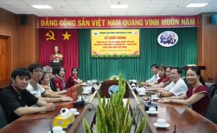 LỄ XUẤT QUÂN TIỄN SINH VIÊN PHẠM THỊ NGỌC HUỆ – ĐẠI DIỆN VIỆT NAM THAM DỰ WORLDSKILLS SHANGHAI 2026