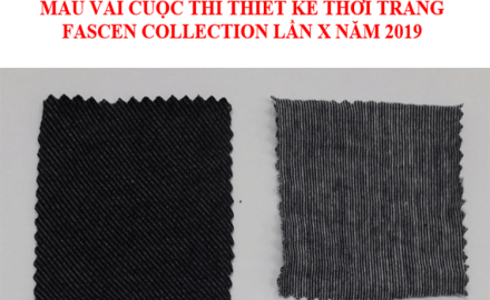 Mẫu vải cuộc thi “Thiết kế thời trang Fascen Collection lần X năm 2019”