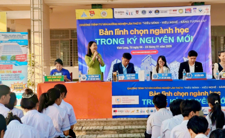 HCT – Tham gia tư vấn hướng nghiệp tại trường THPT An Thới – Vĩnh Long