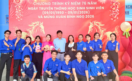 Kỷ niệm 76 năm Ngày truyền thống Học sinh – Sinh viên Việt Nam tại Trường Cao đẳng Công nghệ TP.HCM