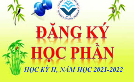 Thông báo đăng ký khối lượng học tập học kỳ II, năm học 2021-2022