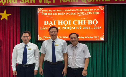 HCT-Đại hội các chi bộ trực thuộc nhiệm kỳ 2022 – 2025 của Đảng bộ trường Cao đẳng Công nghệ Thành Phố Hồ Chí Minh