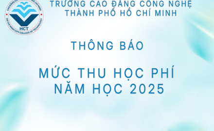 Mức Thu Học Phí Năm 2025 – Trường Cao đẳng Công nghệ TP.HCM