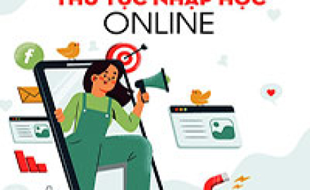 Hướng dẫn thí sinh trúng tuyển nhập học trực tuyến