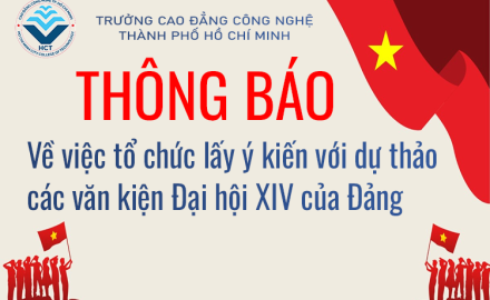 THÔNG BÁO – Về việc tổ chức lấy ý kiến với dự thảo các văn kiện Đại hội XIV của Đảng