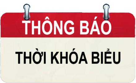 Thời khóa biểu dạy bù cho HSSV hoãn học trực tiếp các môn học kỳ I, năm học 2021-2022