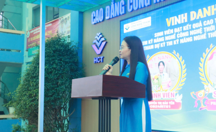 HCT - VINH DANH HSSV GIỎI NGHỀ CẤP THÀNH PHỐ VÀ KỸ NĂNG NGHỀ CÔNG NGHỆ MAY QUỐC GIA NĂM 2026